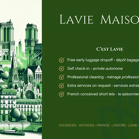 Appartamento Lavie Maison - Comfortable Near The Marais